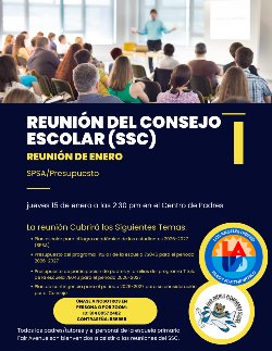 SSC January SPSA/Budget Meeting Flyer_Spanish